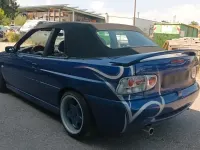 Gebraucht Ford Escort Cabriolet 115 PS (84 kW) 1997 Blau Cabrio