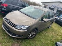 Gebraucht VW Sharan Highline 184 PS (135 kW) 2016 Gold Van / Kleinbus