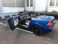 Gebraucht Mercedes SLK200 136 PS (100 kW) 1998 Blau Cabrio