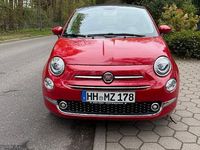 Second-hand Fiat 500C Lounge 69 CP (50 kW) 2017 Roșu Cabrio
