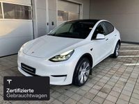 Gebraucht Tesla Model Y Long Range AWD 258 kW (351 PS) 2023 Weiß SUV