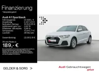 Gebraucht Audi A1 Sportback Advanced 116 PS (85 kW) 2025 Gletscherweiß metallic Kleinwagen