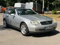 Gebraucht Mercedes SLK230 193 PS (141 kW) 1997 Silber Cabrio