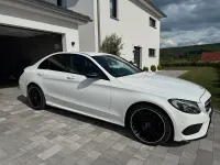 Gebraucht Mercedes C200 AMG line Plus 2016 Weiß Limousine