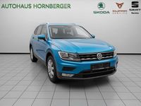 Gebraucht VW Tiguan Sound 150 PS (110 kW) 2017 Caribbean blue metallic SUV