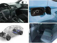 Usata Seat Leon Style 110 CV (80 kW) 2016 Bianco Berlina