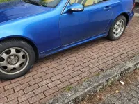 Gebraucht Mercedes SLK200 163 PS (119 kW) 2003 Blau Cabrio