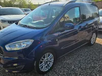 Gebraucht Ford Tourneo Courier Titanium 101 PS (74 kW) 2015 Blau Van / Kleinbus