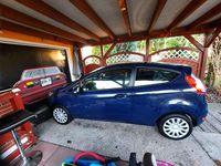 Gebraucht Ford Fiesta Trend 82 PS (60 kW) 2010 Blau Kleinwagen