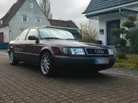 Gebraucht Audi 100 133 PS (97 kW) 1991 Rot Limousine