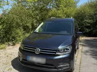 Gebraucht VW Caddy Maxi Highline 125 PS (91 kW) 2018 Blau Van / Kleinbus