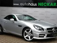 Gebraucht Mercedes SLK200 AMG line 184 PS (135 kW) 2012 Iridiumsilber  lack Cabrio