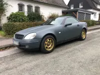Gebraucht Mercedes SLK200 136 PS (100 kW) 1998 Grau Cabrio