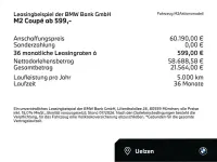 Neu BMW M2 Sport Line 480 PS (353 kW) 2026 Alpinweiß (weiß) Coupé