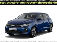 Nouvelle Dacia Sandero Expression 122 ch (89 kW) 2026 Bleue Berline
