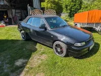 Gebraucht Opel Astra Cabriolet Edition 116 PS (85 kW) 1999 Schwarz Cabrio