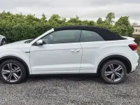 Gebraucht VW T-Roc Cabriolet R-line 150 PS (110 kW) 2021 Weiß Cabrio