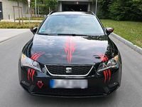 Usata Seat Leon 105 CV (77 kW) 2014 Nero Station wagon