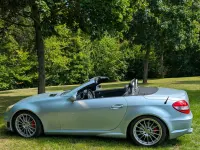 Gebraucht Mercedes SLK350 AMG 279 PS (205 kW) 2004 Silber Cabrio