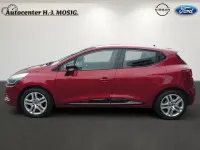 Gebraucht Renault Clio IV LIMITED 90 PS (66 kW) 2017 Rot schwarz Kleinwagen