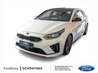 Gebraucht Kia ProCeed GT 204 PS (150 kW) 2021 Hw2) deluxeweiss met. (weiss Kombi