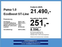 Gebraucht Ford Puma ST-Line 155 PS (114 kW) 2024 Obsidianschwarz metallic SUV