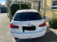 gebraucht BMW 520 d Touring alpinweiss, Familienauto mit AHK