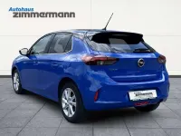 Gebraucht Opel Corsa Elegance 101 PS (74 kW) 2023 Perl blau/voltaik blau Kleinwagen
