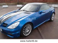 Gebraucht Mercedes SLK55 AMG AMG 360 PS (264 kW) 2007 Blau Cabrio