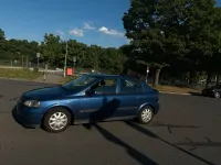 Gebraucht Opel Astra 101 PS (74 kW) 2003 Blau Coupé