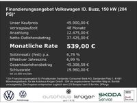 Gebraucht VW ID. Buzz Pro 150 kW (204 PS) 2023 Schwarz Van / Kleinbus