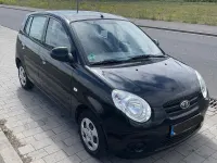 Gebraucht Kia Picanto Start 65 PS (47 kW) 2009 Schwarz Kleinwagen