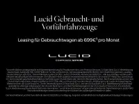 Gebraucht Lucid Air Pure 358 kW (487 PS) 2024 Rot Limousine
