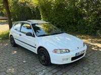Gebraucht Honda Civic 90 PS (66 kW) 1994 Weiß Kleinwagen