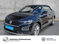 Gebraucht VW T-Roc Cabriolet Style 150 PS (110 kW) 2020 Schwarz Cabrio