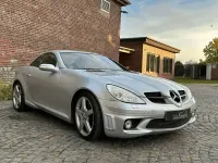 Gebraucht Mercedes SLK55 AMG AMG 360 PS (264 kW) 2005 Iridiumsilber  metalliclack Cabrio