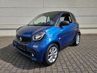 Gebraucht Smart ForTwo Electric Drive Passion 60 kW (82 PS) 2018 Tridionsicherheitszelle schwarz, cbsfarbe blau galaxy Kleinwagen