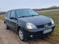 Używany Renault Clio II Authentique 75 KM (55 kW) 2007 Czarny Sedan/Limuzyna