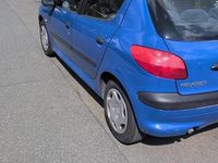 Gebraucht Peugeot 206 75 PS (55 kW) 2002 Blau Kleinwagen