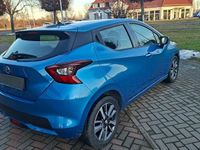 Gebraucht Nissan Micra Acenta 71 PS (52 kW) 2017 Blau Kleinwagen