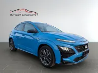 Gebraucht Hyundai Kona N Line 120 PS (88 kW) 2021 Blau SUV