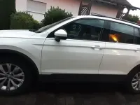 Gebraucht VW Tiguan Trendline 125 PS (91 kW) 2018 Weiß SUV