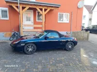 Gebraucht Porsche Boxster 204 PS (150 kW) 1997 Blau Cabrio