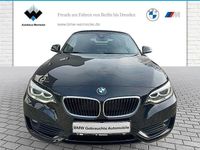Gebraucht BMW 218 Advantage 136 PS (100 kW) 2015 Saphirschwarz Cabrio