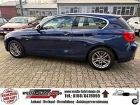 Gebraucht BMW 118 Sport Line 150 PS (110 kW) 2018 Mediterranblau metallic Kleinwagen