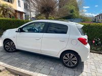 Second-hand Mitsubishi Space Star Plus 71 CP (52 kW) 2015 Alb Hatchback