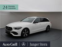 Gebraucht Mercedes C220 Night 200 PS (147 kW) 2023 Unilack polarweiss Kombi