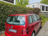 Gebraucht VW Touran 102 PS (75 kW) 2007 Rot Van / Kleinbus