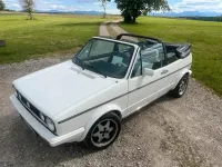 Gebraucht VW Golf Cabriolet 110 PS (80 kW) 1986 Weiß Cabrio