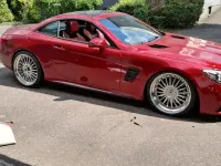 Gebraucht Mercedes SL500 AMG 455 PS (334 kW) 2017 Rot Cabrio